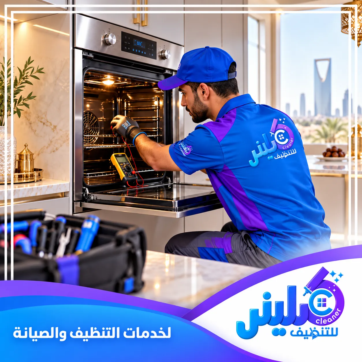 افضل اسعار صيانة افران امريكي بالرياض مع كلينر 0500892799