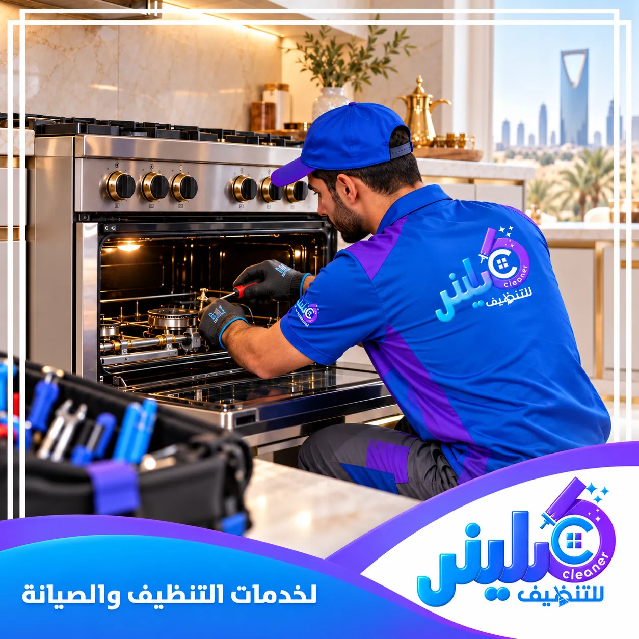 صيانة افران كهربائي امريكي بالرياض مع كلينر 0500892799